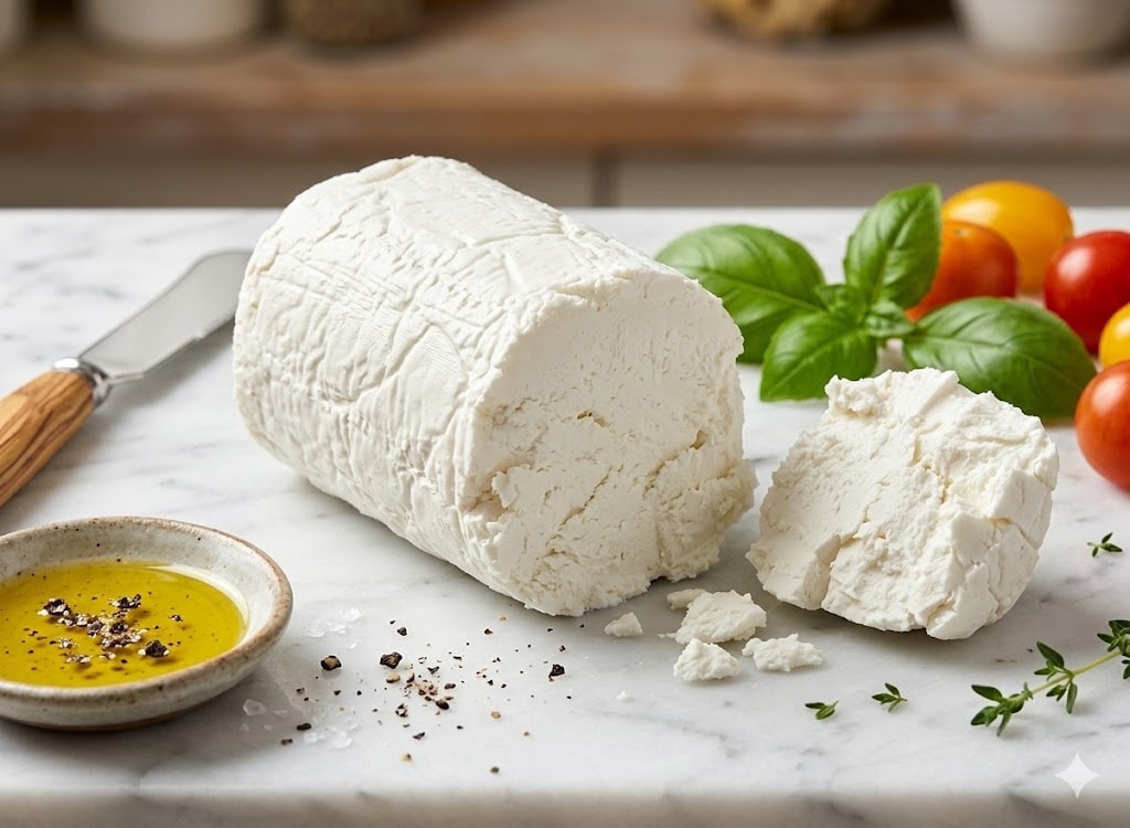 FRESH GOAT CHEESE LOG PORTION(KG)