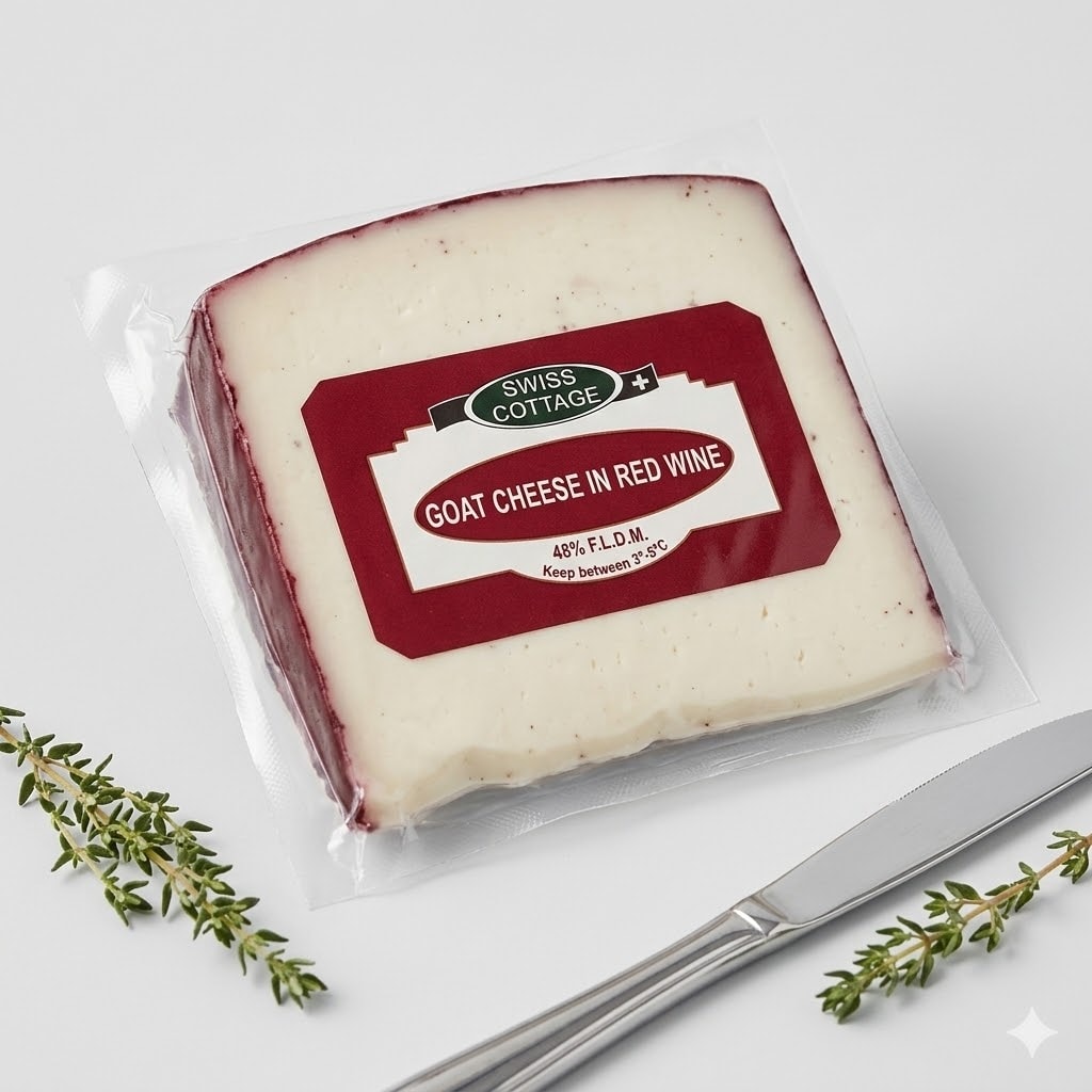 GOAT CHEESE IN RED WINE