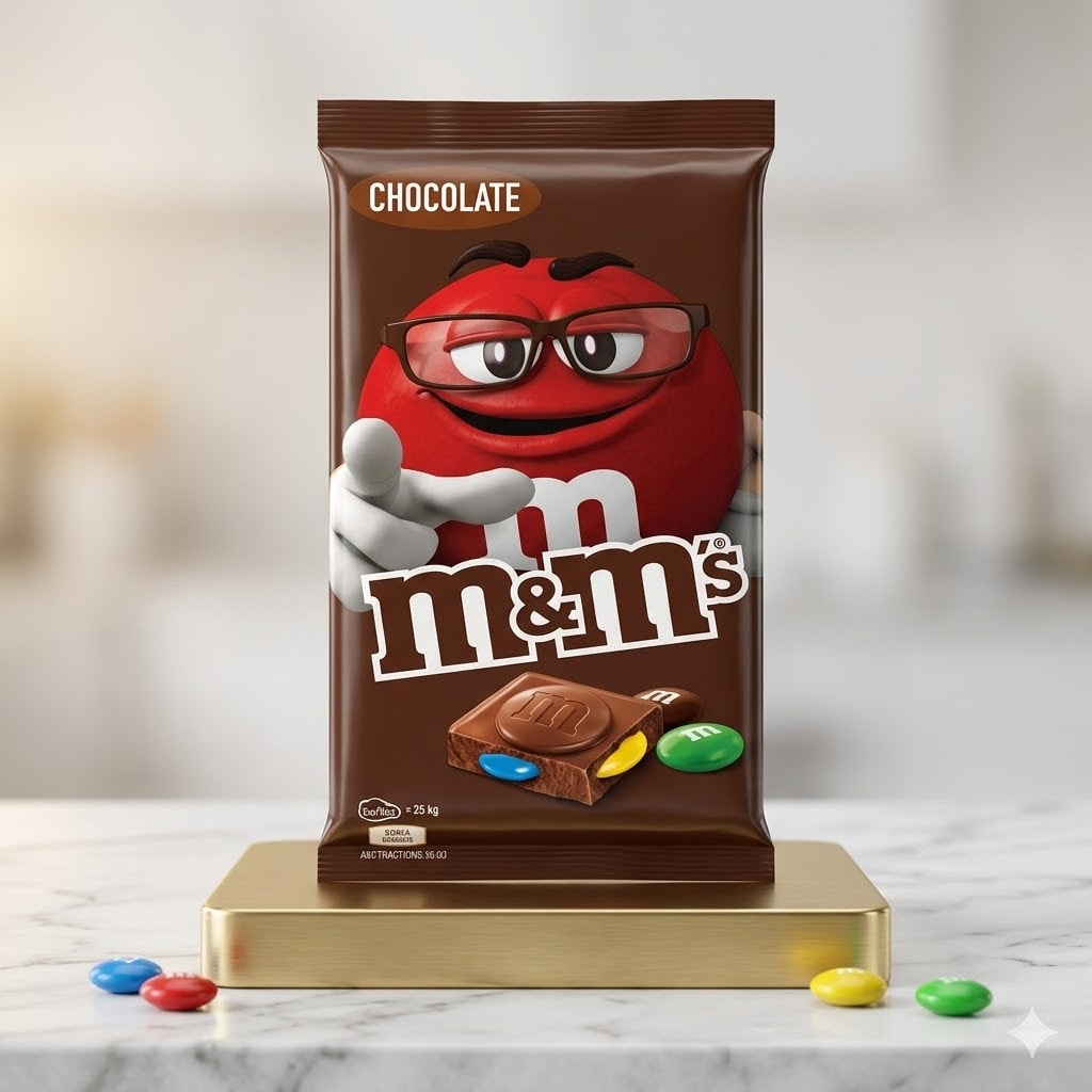 M&M CHOCOLATE BAR (16X165G)